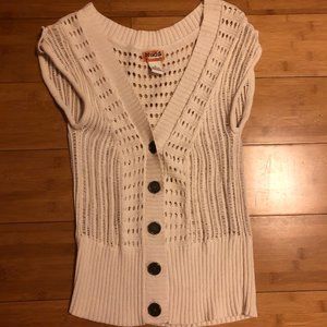 Mudd Off White Cardigan